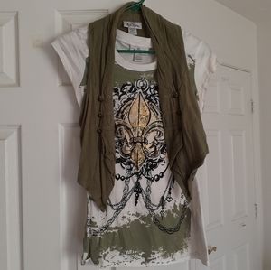 Self Esteem Green top